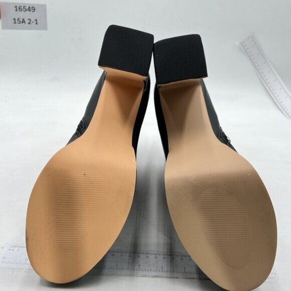 Platform Ankle Boots for Women Boots Round Toe High Chunky Block Heels Black - Picture 5 of 5